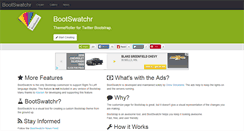 Desktop Screenshot of bootswatchr.com