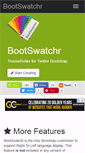 Mobile Screenshot of bootswatchr.com