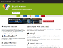 Tablet Screenshot of bootswatchr.com